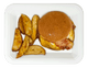 Ranch Burger with Red Potato Wedges